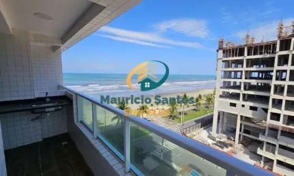 Apartamento em Praia Grande, bairro Balneário Flórida, 2 dormitórios sendo 1 suíte, sacada com vista para o mar, lazer completo, piscinas frente ao mar!