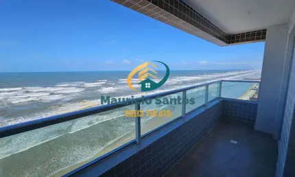 Apartamento em Mongaguá, Centro, novo e com 3 dormitórios sendo 1 suíte, vista permanente para o mar, Residencial com lazer completo e ótima localização!!