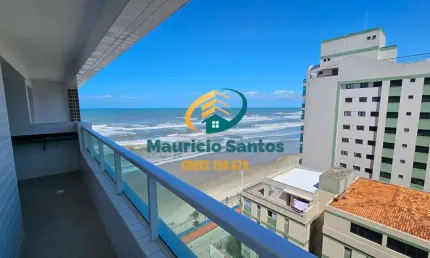 Apartamento em mongaguá, centro, novo e com 2 dormitórios sendo 1 suíte, sacada com vista para o mar, residencial com lazer completo e ótima localização!!
