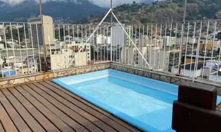 Cobertura com 3 quartos à venda na Rua Uberaba, Grajaú, Rio de Janeiro, 90 m2 por R$ 850.000