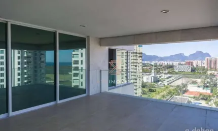 Apartamento com 4 dormitórios à venda, 384 m² por r$ 10.800.000 - barra da tijuca - rio de janeiro/rj