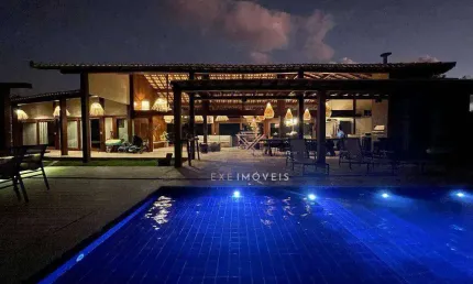 Casa com 5 dormitórios à venda, 450 m² por R$ 9.000.000 - Caraiva - Porto Seguro/BA