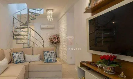 Cobertura com 3 dormitórios à venda, 199 m² por r$ 1.130.000 - recreio dos bandeirantes - rio de janeiro/rj