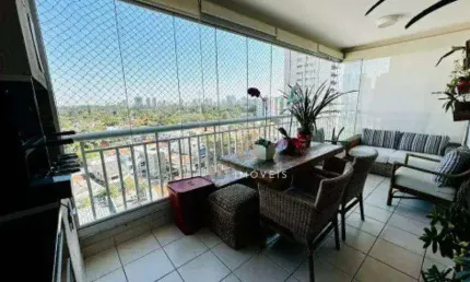 Apartamento com 3 dormitórios à venda, 143 m² por r$ 1.950.000 - chácara santo antônio - são paulo/sp