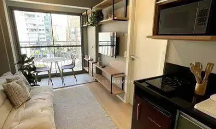 Apartamento com 1 dormitório para alugar, 28 m² por r$ 4.090,00/mês - vila olímpia - são paulo/sp