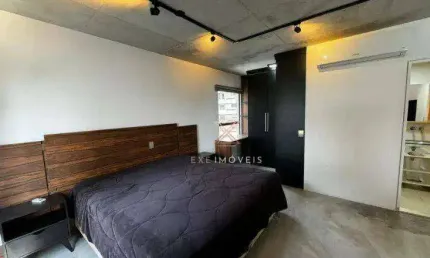 Apartamento com 1 dormitório para alugar, 70 m² por r$ 5.200,00/mês - panamby - são paulo/sp