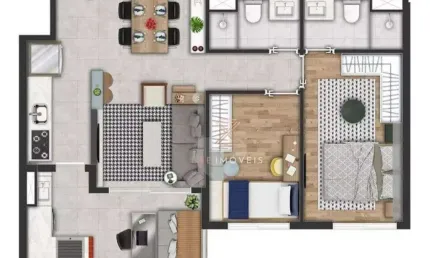 Apartamento com 2 dormitórios à venda, 58 m² por R$ 858.600,00 - Butantã - São Paulo/SP