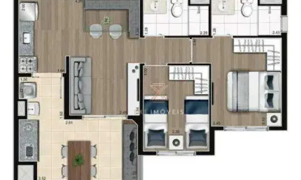 Apartamento com 2 dormitórios à venda, 56 m² por R$ 580.000,00 - Vila Maria - São Paulo/SP