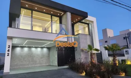 Casa em condomínio fechado com 4 quartos à venda no Gran Park, Vespasiano  por R$ 2.490.000