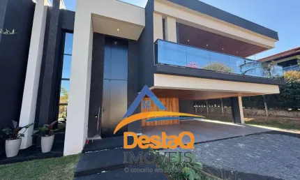 Casa em condomínio fechado com 5 quartos à venda no condado bouganville, lagoa santa , 580 m2 por r$ 6.900.000