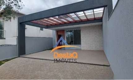 Casa em condomínio fechado com 3 quartos à venda na Rua Um, Sobradinho, Lagoa Santa