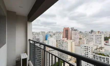 Apartamento com 1 quarto à venda na rua major sertório, 423, vila buarque, são paulo, 37 m2 por r$ 547.380