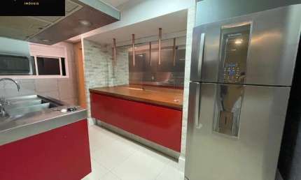 Apartamento para locação de alto padrão na Vila Olímpia, São Paulo-SP: 3 quartos, 3 suítes, 2 salas, 5 banheiros, 2 vagas, 137m²!