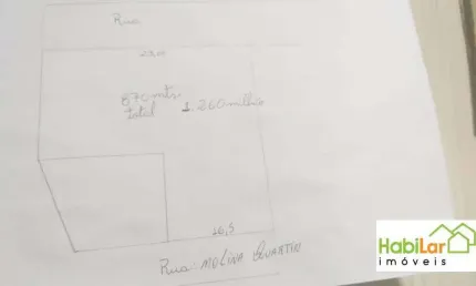 Terreno comercial à venda na Rua Molina Quartin, Vila Aurora, São José do Rio Preto