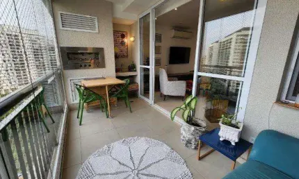 Apartamento para Venda em Rio de Janeiro, Jacarepaguá, 3 dormitórios, 3 suítes, 4 banheiros, 2 vagas