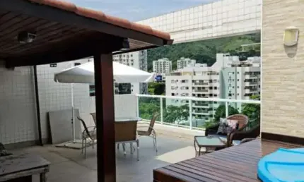 Cobertura para Venda em Rio de Janeiro, Freguesia (Jacarepaguá), 3 dormitórios, 1 suíte, 3 banheiros, 2 vagas