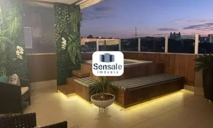 Cobertura com 3 quartos à venda na Rua Hélcio Correa, 131, Havaí, Belo Horizonte por R$ 900.000