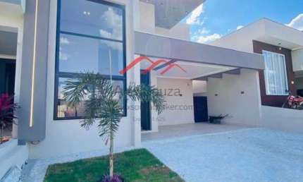 Casa em Condomínio para Venda em Sumaré, Residencial Real Parque Sumaré, 3 dormitórios, 1 suíte, 3 banheiros, 4 vagas