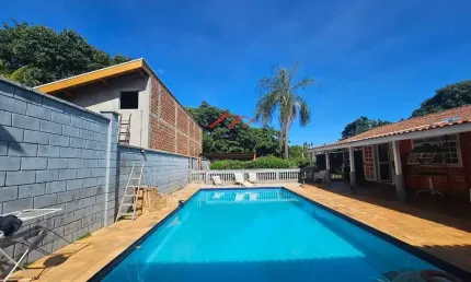 Sítio / chácara para venda em paulínia, parque da represa, 2 dormitórios, 2 banheiros, 10 vagas