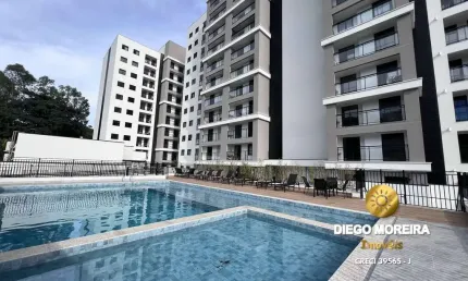 Apartamendo com excelente vista para Atibaia em condomínio Vitta Carraro
