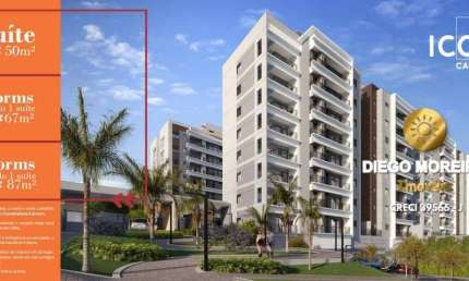 Apartamento com 1 quarto à venda na Alameda Horizonte, Condomínio Residencial e Comercial Fazenda Santa Petronilla, Bragança Paulista