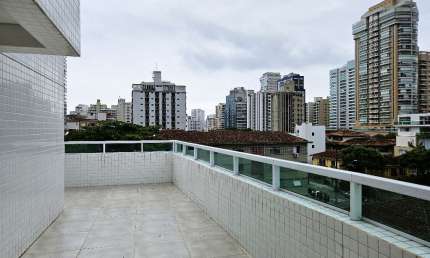 Apartamento com 2 quartos para alugar no Embaré, Santos 