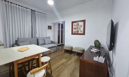 Apartamento com 1 quarto para alugar na Rua Arthur Assis, Boqueirão, Santos