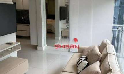 Apartamento com 1 dormitório para alugar, 54 m² por R$ 12.000,00/mês - Vila Olímpia - São Paulo/SP