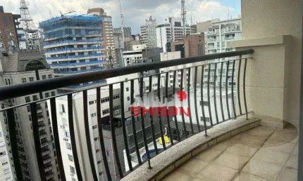 Apartamento com 1 dormitório para alugar, 45 m² por R$ 5.500,00/mês - Cerqueira César - São Paulo/SP