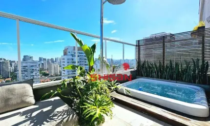 Cobertura com 3 dormitórios à venda, 230 m² por R$ 4.400.000,00 - Cidade Monções - São Paulo/SP