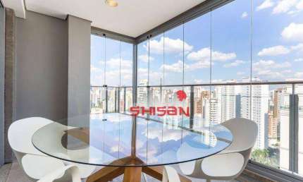 Apartamento com 1 dormitório para alugar, 97 m² por R$ 16.250/mês - Vila Nova Conceição - São Paulo/SP