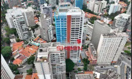 Apartamento com 1 dormitório à venda, 37 m² por r$ 618.000,00 - sumaré - são paulo/sp