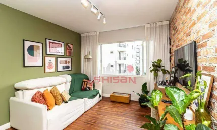 Apartamento com 2 dormitórios para alugar, 73 m² por R$ 7.231,95/mês - Moema - São Paulo/SP