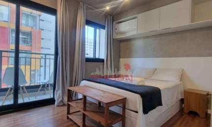 Studio em Moema 26m² perto da Estação Eucaliptos ao lado do Shopping Ibirapuera