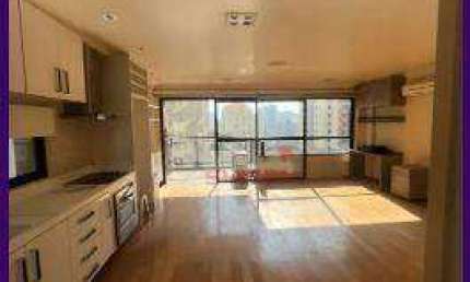 Apartamento com 1 dormitório para alugar, 68 m² por R$ 6.187,00/mês - Perdizes - São Paulo/SP