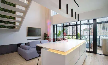 Apartamento com 1 dormitório à venda, 67 m² por r$ 1.300.000,00 - brooklin - são paulo/sp