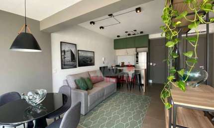 Studio para alugar mobiliado, com 40m² e 1 vaga na Chácara Klabin
