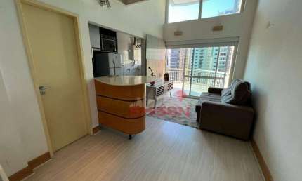 Apartamento Duplex Mobiliado com 1 dormitório para alugar, 50 m² -  Moema