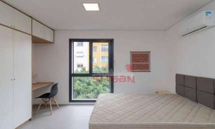 Apartamento com 1 dormitório à venda, 27 m² por R$ 390.000 - Higienópolis - São Paulo/SP