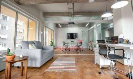 Conjunto comercial 136m² -  mobiliado - perto do metrô Mackenzie