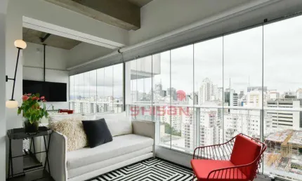 Apartamento com 1 dormitório, 35 m² - venda por R$ 1.200.000,00 ou aluguel por R$ 6.201,00/mês - Consolação - São Paulo/SP
