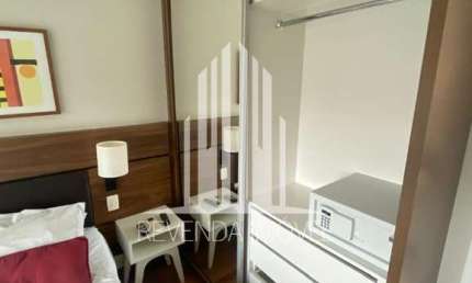 Apartamento para locação no Brooklin Paulista, São Paulo-SP: 2 quartos, 1 sala, 1 banheiro, 1 vaga e 1.000 m² de área!