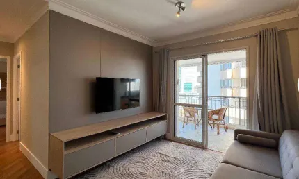 Alugo Apartamento Mobiliado 72m² 2 Dormitórios 2 Vagas Pinheiros São Paulo