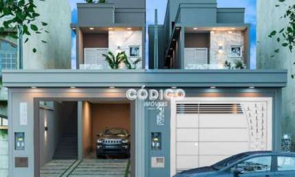 Sobrado com 3 dormitórios à venda, 190 m² por R$ 850.000,00 - Portão - Arujá/SP