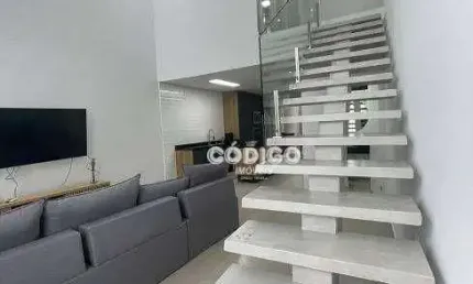 Sobrado com 2 dormitórios à venda, 135 m² por r$ 700.000,00 - parque santo antônio - guarulhos/sp