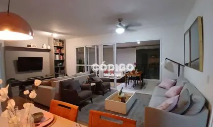 Apartamento 122ms²,  3 quartos sendo os 3 suítes,  ao lado do shopping maia, à venda por r$ 1.280.000,00, jardim flor da montanha, guarulhos, sp