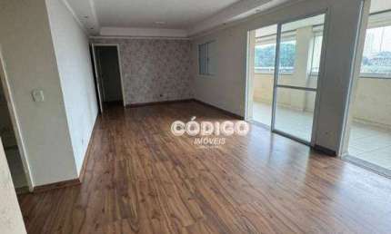 Apartamento com 3 dormitórios para alugar, 134 m² por R$ 6.287,20/mês - Vila Augusta - Guarulhos/SP