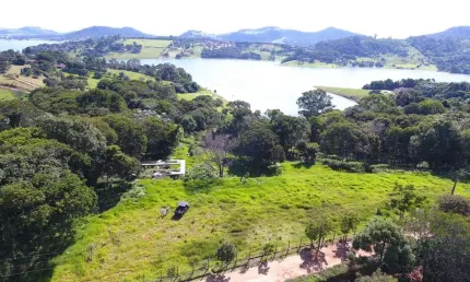 Terreno à venda, paiol grande, joanópolis, sp - com acesso a represa e benefícios de marina