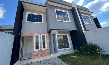 Casa com 3 quartos à venda na Rua das Gardênias, 384, Eucaliptos, Fazenda Rio Grande, 79 m2 por R$ 500.000