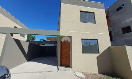 Casa em condomínio fechado com 3 quartos à venda na Rua Araruna, 881, Sítio Cercado, Curitiba, 87 m2 por R$ 399.000